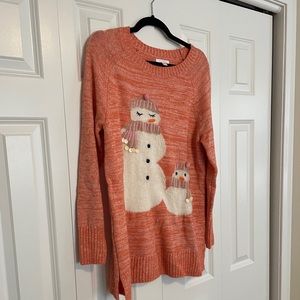 LC Lauren Conrad Graphic Tunic Sweater - size L